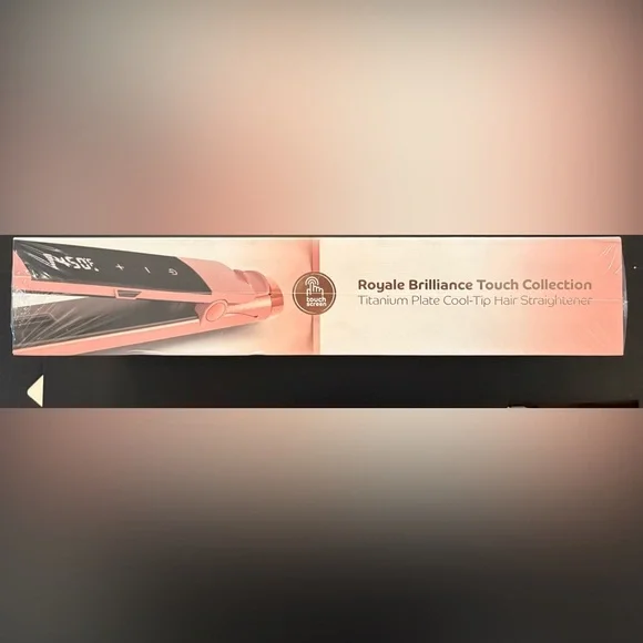 New in Sealed box- Royale Brilliance Touch Straightener. Cool tip& touch screen. - Picture 3 of 5